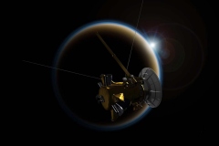 27 February 2006: La sonda Cassini effettua l’undicesimo flyby di Titano