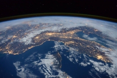 Nord Italia di notte