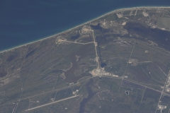Il KSC ripreso durante il lancio dello Space Shuttle