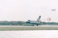 STS75 Atterraggio